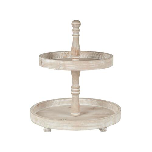 2 Tier Wooden Stand