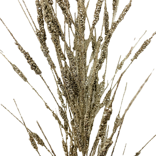 Champagne Feather Spray 90cm