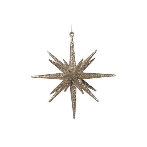 Champagne Starburst Hanging 15cm