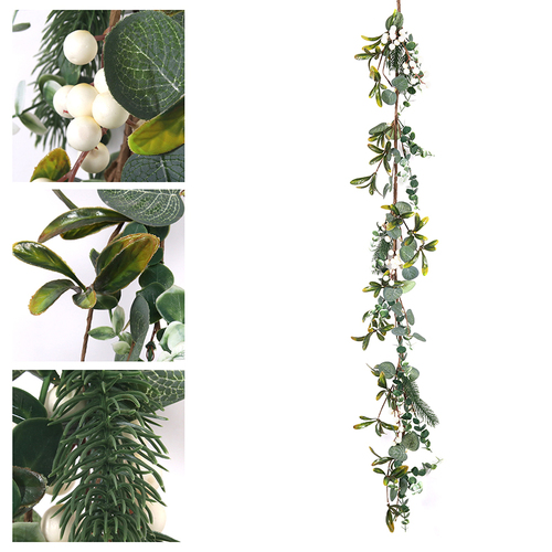 White Berry Garland 130cm