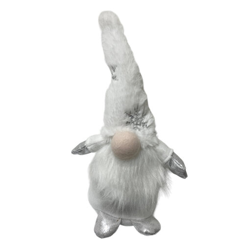 White Fabric Gnome 32cm