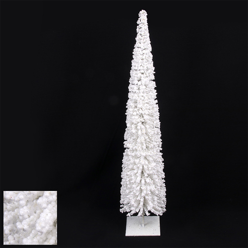 Brush Tree White 50cm