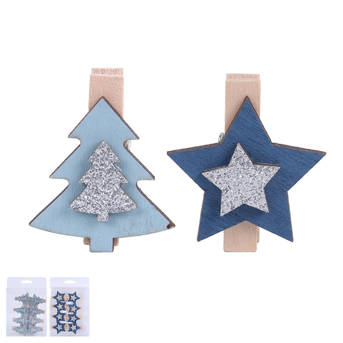 Christmas Pegs 8pc 1pc 2A