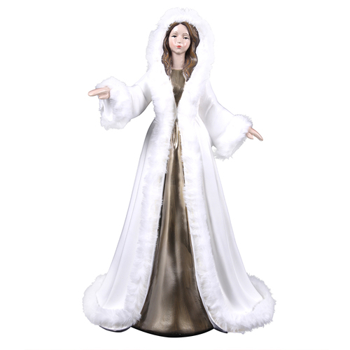Angel White Fur 40cm