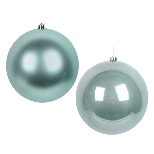 Bauble Extra Large Matt Mint OR Gloss 25cm 1pc 2A