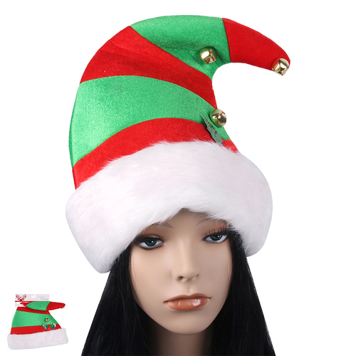 Striped Elf Hat 
