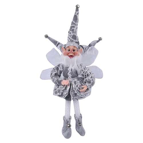 Christmas Elf Silver 40cm