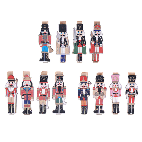 Nutcracker Pegs 4pk 14cm 3A