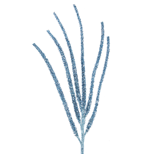 Pale Blue Glitter Stem 70cm
