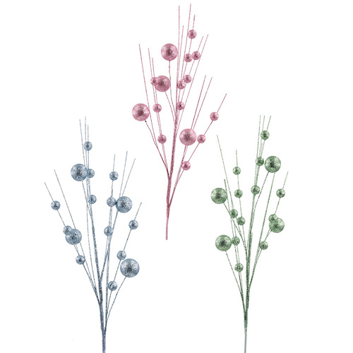 Fairy Floss Glitter Pick 75cm 1pc 3 Asst