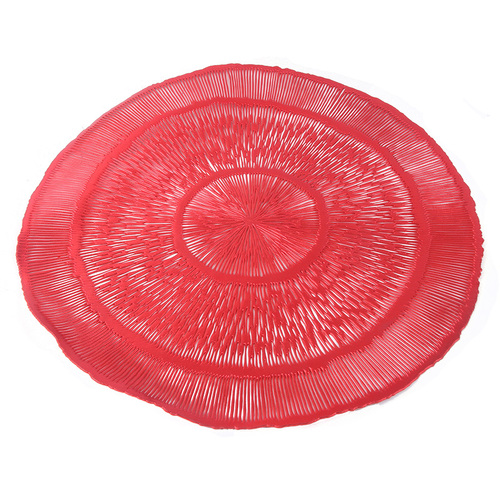 Red PVC Placemat 38cm