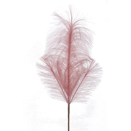 Pink Faux Pampas Stem 50cm