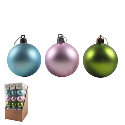 Fairy Floss Baubles 6x6cm