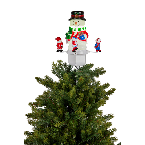 Snowman Tree Topper Animated 27cm