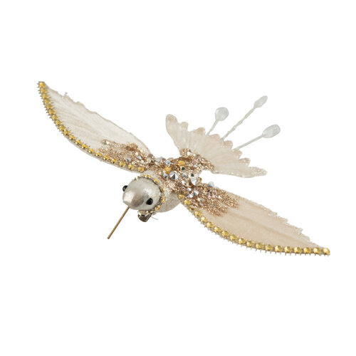 Hummingbird Cream Clip On 17cm