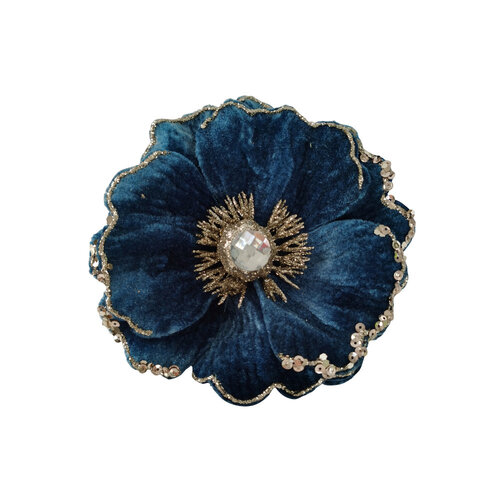 Magnolia Royal Blue Clip On 13cm