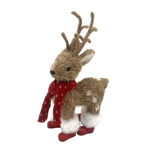 Deer with Red Boots 25cm
