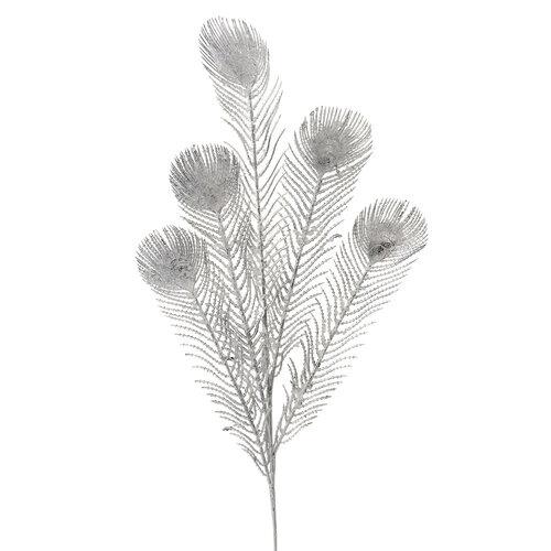 Plume Spray Silver 76cm