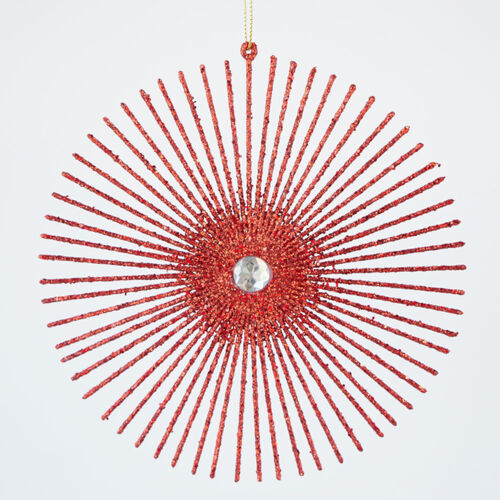 Rays Ornament Red 15cm
