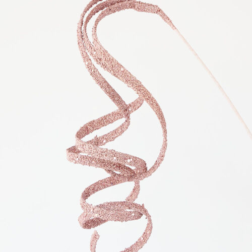 Glitter Curl Spray Pink 57cm