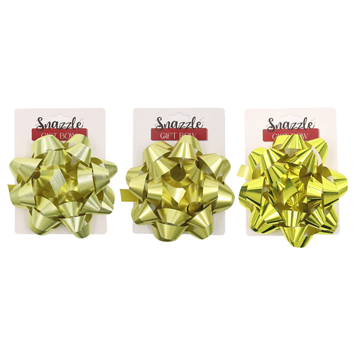 Gold Mixed Gift Bow 15cm 