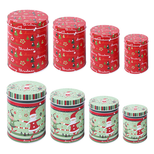 Tin Container Large Set 4, 1pc 2A