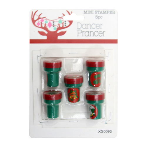 Pre Inked Mini Stampers 5pc 