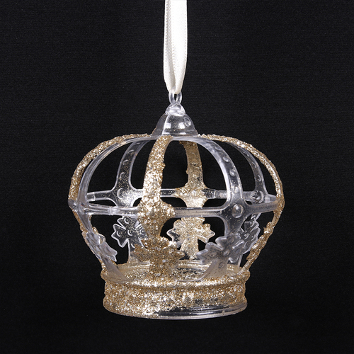 Champagne Crown Hanging 9cm