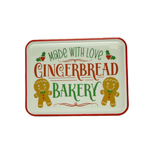 Metal Gingerbread Bakery Sign 42cm