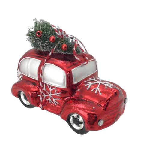 Red Car Tree Hanging 13cm