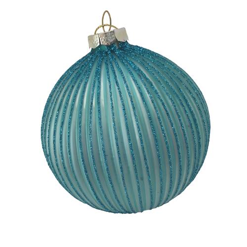 Blue Striped Ball 10cm