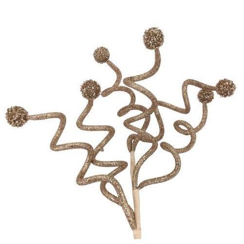 Rose Gold Swirl Spray 75cm
