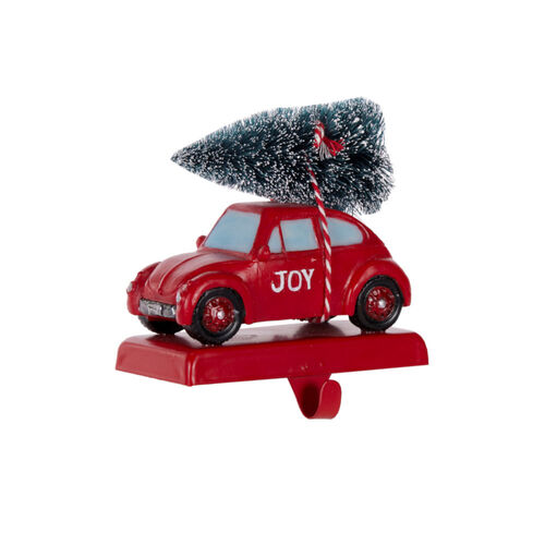 Red "Joy" Beetle Stocking Holder 15cm