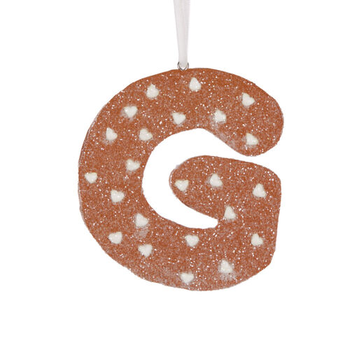 Gingerbread Alphabet - Letter G 12cm