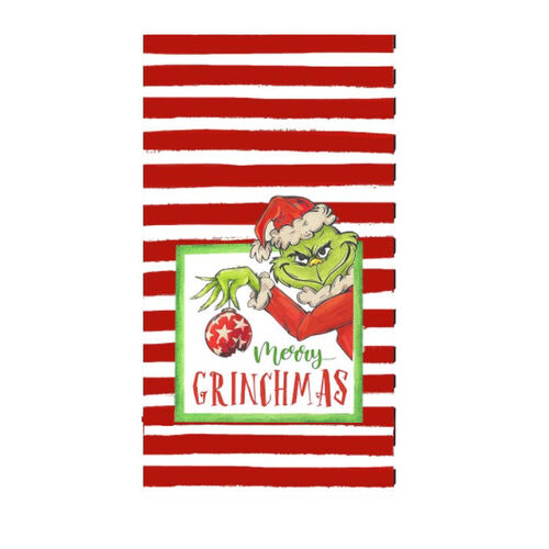 Red Stripe Christmas Table Run 180cm