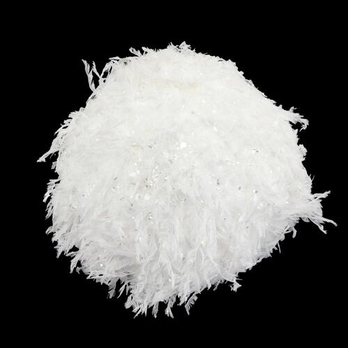 Soft Snowy Ball Hanging 15cm