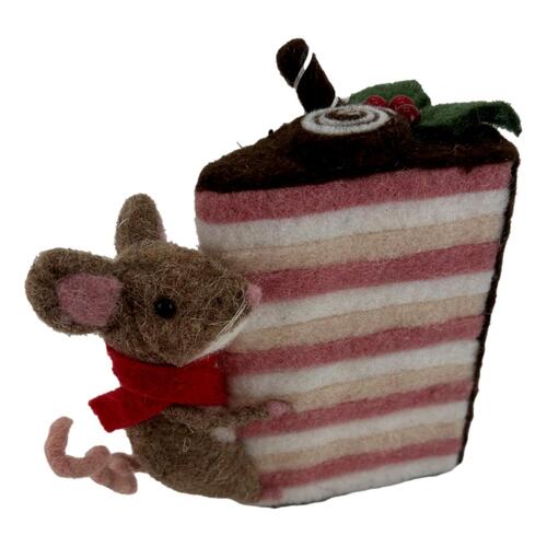 Mouse Layered Cake Slice 19cm