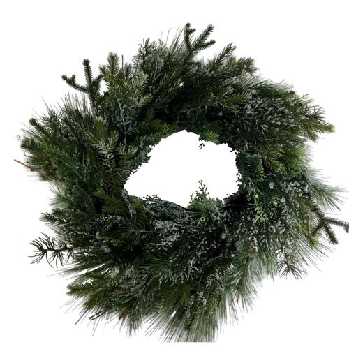 Green Pine Wreath 71cm