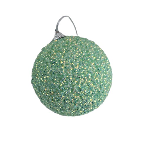 Mint Small Glitter Ball 10cm