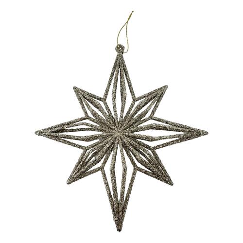 Champagne Starburst Hanging 17cm