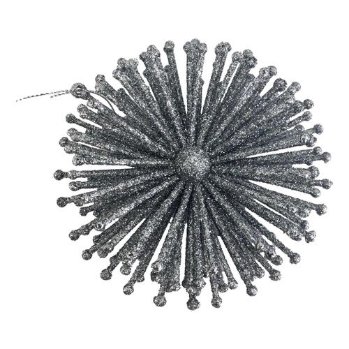 Silver Firework Hanging 11cm