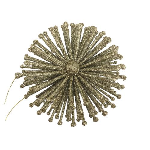 Gold Firework Hanging 11cm