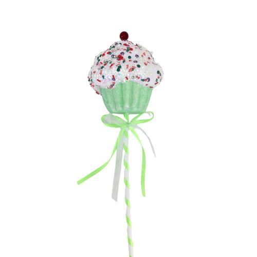 Green Cupcake Pick 50cm