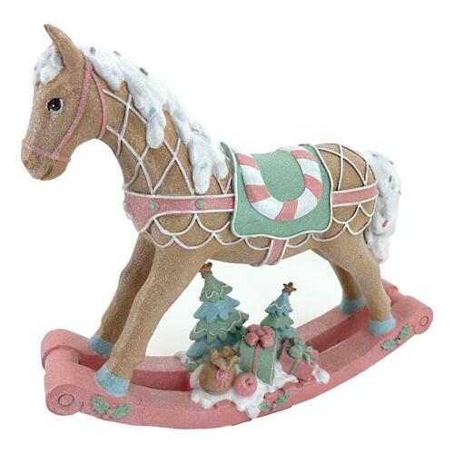 Pastel Rocking Horse 41cm