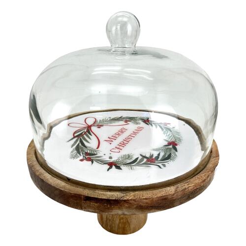 Summer Christmas Cake Cloche 34cm