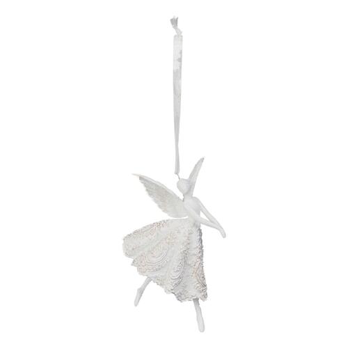 Cream Angel Hanging Left 14cm