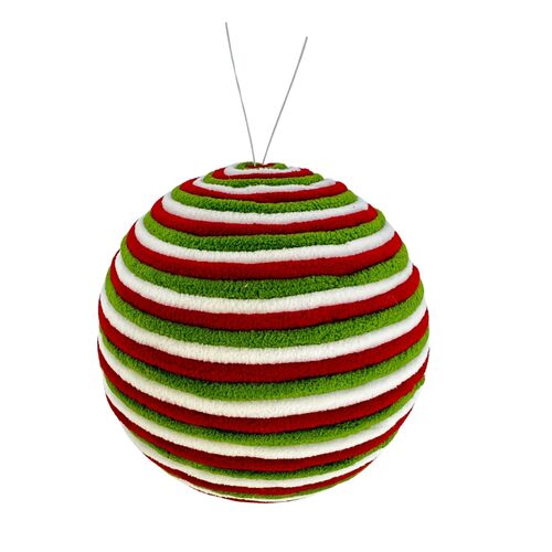 Red White Green Ball Hanging 16cm