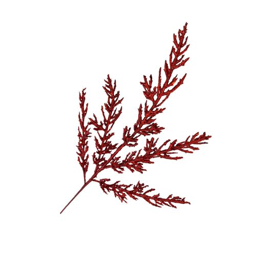 Red Leaf Spray 84cm