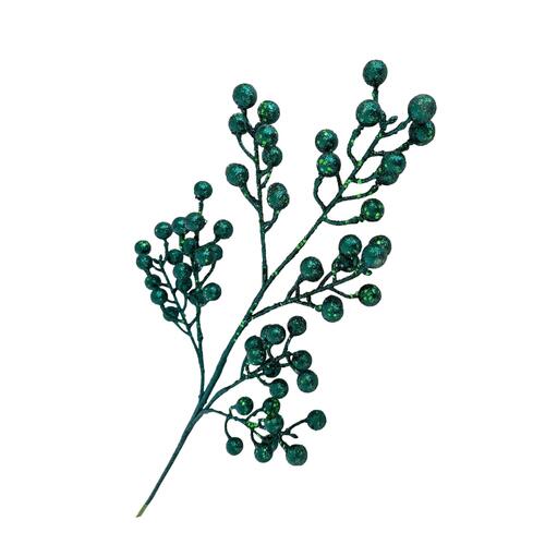 Emerald Green Ball Spray 78cm