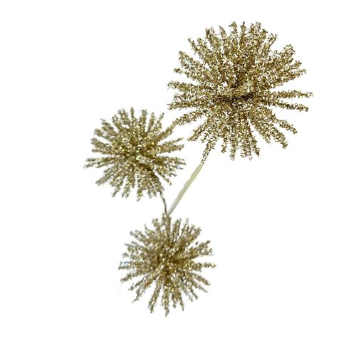 Champagne 3 Burst Balls Spray 60cm